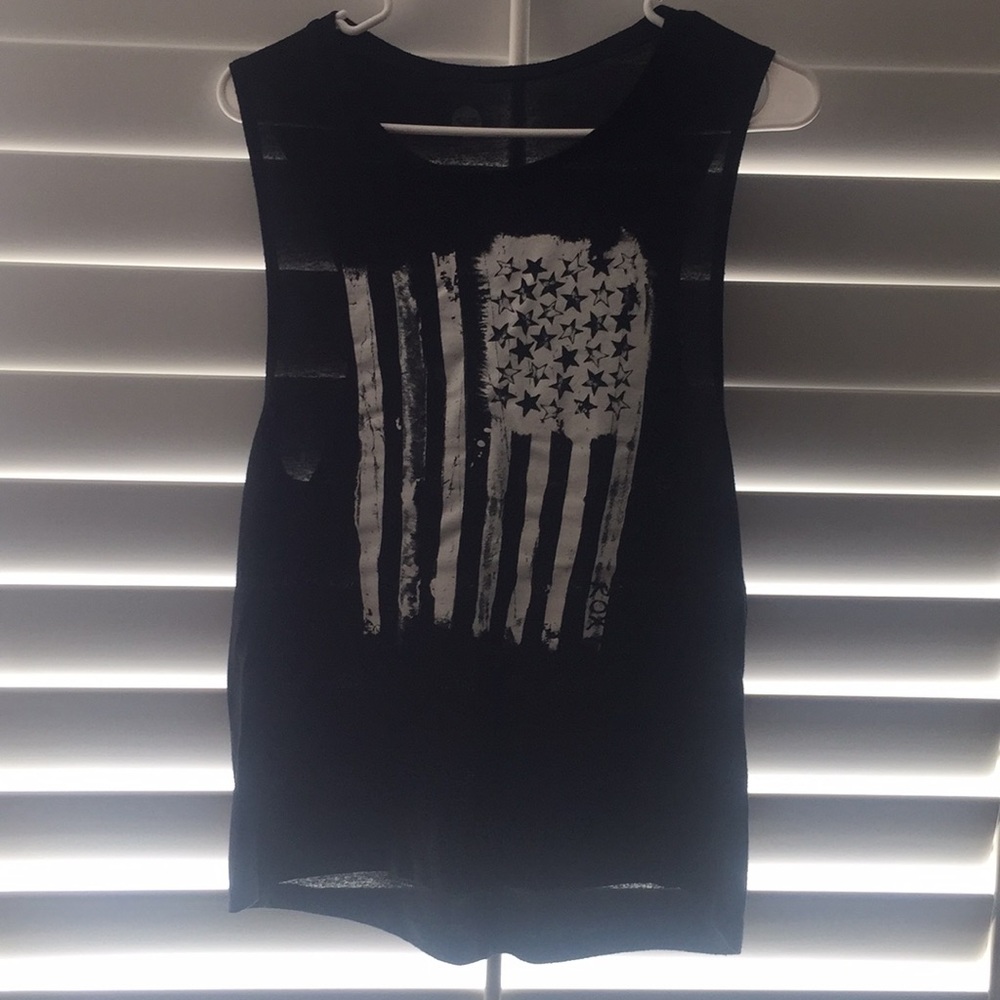 Roxy American flag tank